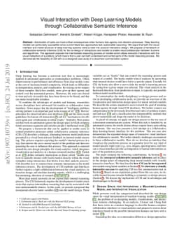 Visual Interaction with Deep Learning Models through Collaborative
  Semantic Inference