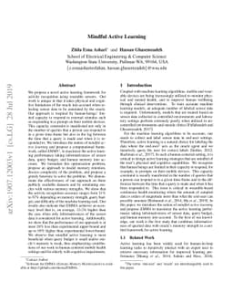 Mindful Active Learning