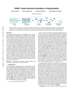 VIANA: Visual Interactive Annotation of Argumentation
