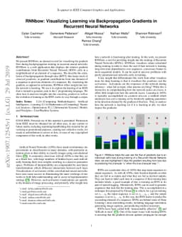 RNNbow: Visualizing Learning via Backpropagation Gradients in Recurrent
  Neural Networks