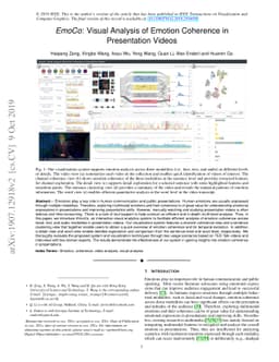 EmoCo: Visual Analysis of Emotion Coherence in Presentation Videos