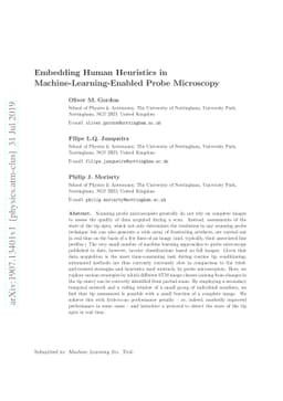 Embedding Human Heuristics in Machine-Learning-Enabled Probe Microscopy