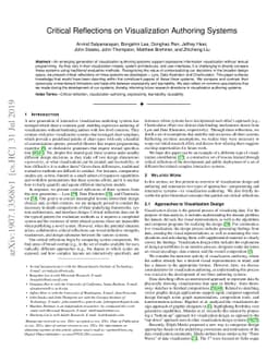 Critical Reflections on Visualization Authoring Systems
