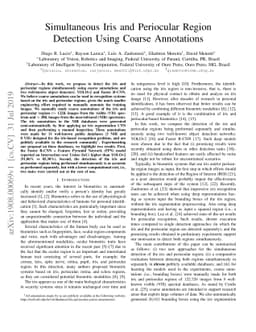 Simultaneous Iris and Periocular Region Detection Using Coarse
  Annotations