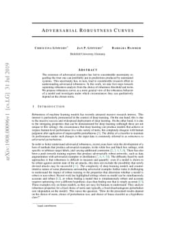 Adversarial Robustness Curves