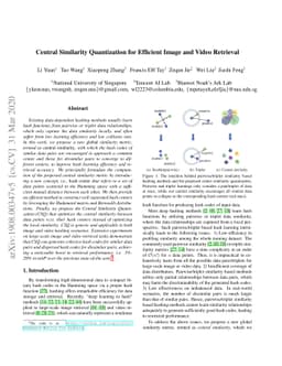 Central Similarity Quantization for Efficient Image and Video Retrieval