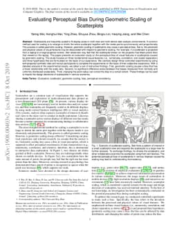 Evaluating Perceptual Bias During Geometric Scaling of Scatterplots