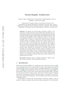 Neural Simplex Architecture