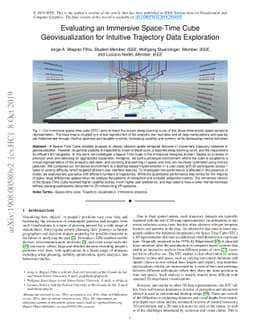 Evaluating an Immersive Space-Time Cube Geovisualization for Intuitive
  Trajectory Data Exploration