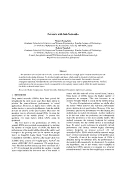 Network with Sub-Networks