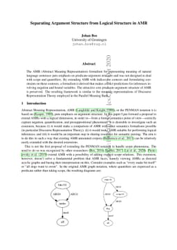 Separating Argument Structure from Logical Structure in AMR