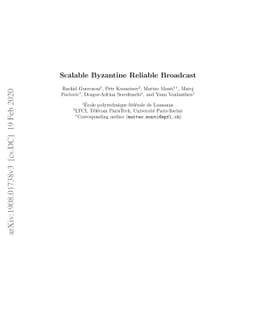 Scalable Byzantine Reliable Broadcast (Extended Version)