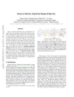 Attract or Distract: Exploit the Margin of Open Set