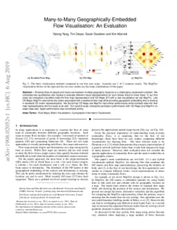 Many-to-Many Geographically-Embedded Flow Visualisation: An Evaluation
