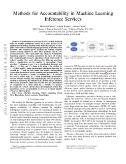 Uncheatable Machine Learning Inference