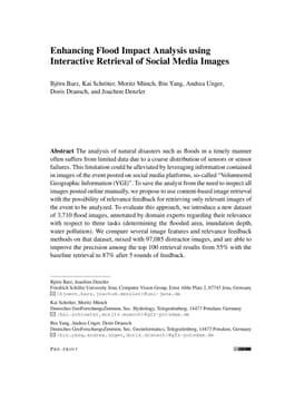 Enhancing Flood Impact Analysis using Interactive Retrieval of Social
  Media Images