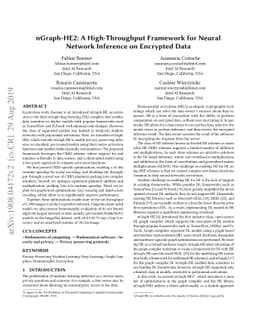 nGraph-HE2: A High-Throughput Framework for Neural Network Inference on
  Encrypted Data