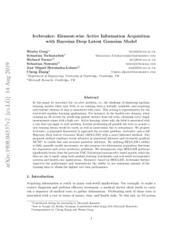 Icebreaker: Element-wise Active Information Acquisition with Bayesian
  Deep Latent Gaussian Model