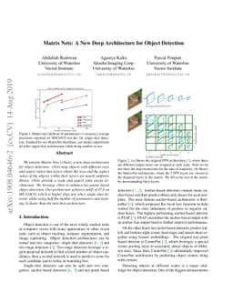 Matrix Nets: A New Deep Architecture for Object Detection