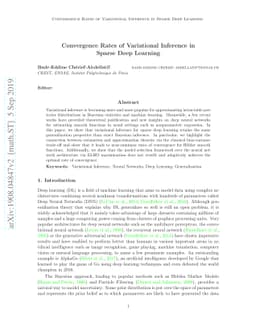 Convergence Rates of Variational Inference in Sparse Deep Learning