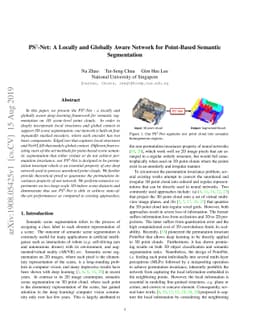 PS^2-Net: A Locally and Globally Aware Network for Point-Based Semantic
  Segmentation