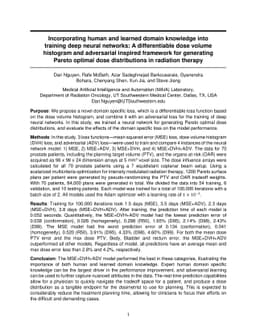 Incorporating human and learned domain knowledge into training deep
  neural networks: A differentiable dose volume histogram and adversarial
  inspired framework for generating Pareto optimal dose distributions in
  radiation therapy