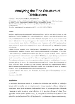 Analyzing the Fine Structure of Distributions