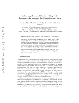 Detecting abnormalities in resting-state dynamics: An unsupervised
  learning approach