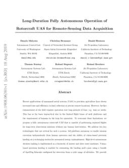 Long-Duration Fully Autonomous Operation of Rotorcraft Unmanned Aerial
  Systems for Remote-Sensing Data Acquisition