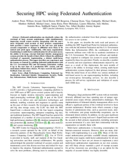 Securing HPC using Federated Authentication