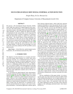 Multi-Stream Single Shot Spatial-Temporal Action Detection