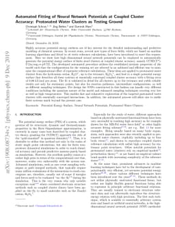 Automated Fitting of Neural Network Potentials at Coupled Cluster
  Accuracy: Protonated Water Clusters as Testing Ground