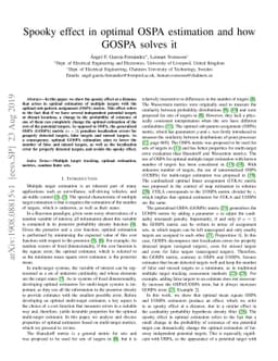 Spooky effect in optimal OSPA estimation and how GOSPA solves it