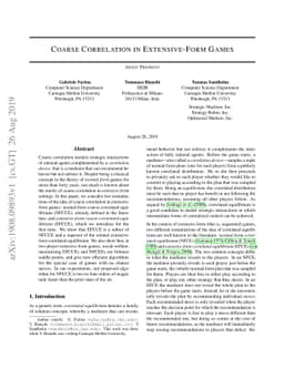 Coarse Correlation in Extensive-Form Games