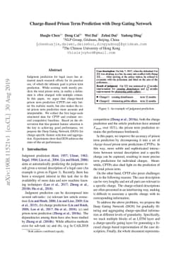 Charge-Based Prison Term Prediction with Deep Gating Network