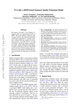 SumQE: a BERT-based Summary Quality Estimation Model