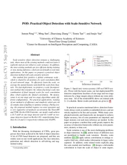 POD: Practical Object Detection with Scale-Sensitive Network