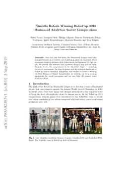 NimbRo Robots Winning RoboCup 2018 Humanoid AdultSize Soccer
  Competitions
