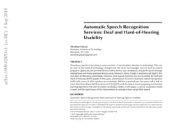 Automatic Speech Recognition Services: Deaf and Hard-of-Hearing
  Usability