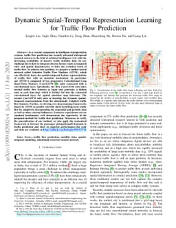 Dynamic Spatial-Temporal Representation Learning for Traffic Flow
  Prediction
