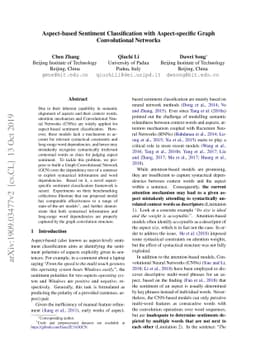 Aspect-based Sentiment Classification with Aspect-specific Graph
  Convolutional Networks