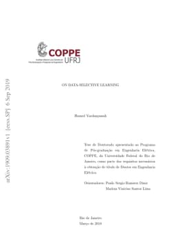 On Data-Selective Learning