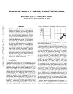 Abstraction for Zooming-In to Unsolvability Reasons of Grid-Cell
  Problems