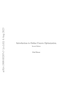Introduction to Online Convex Optimization