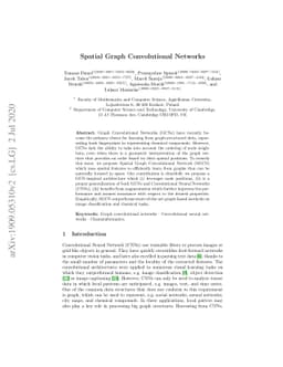 Spatial Graph Convolutional Networks