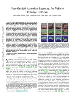 Part-Guided Attention Learning for Vehicle Instance Retrieval
