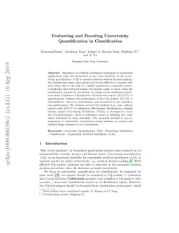 Evaluating and Boosting Uncertainty Quantification in Classification