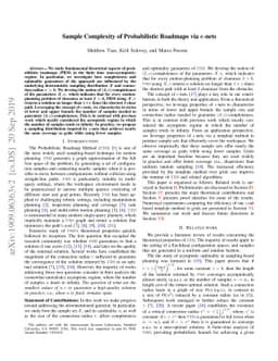 Sample Complexity of Probabilistic Roadmaps via $ε$-nets