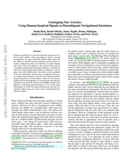 Unclogging Our Arteries: Using Human-Inspired Signals to Disambiguate
  Navigational Intentions