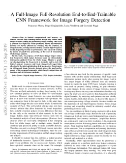 A Full-Image Full-Resolution End-to-End-Trainable CNN Framework for
  Image Forgery Detection